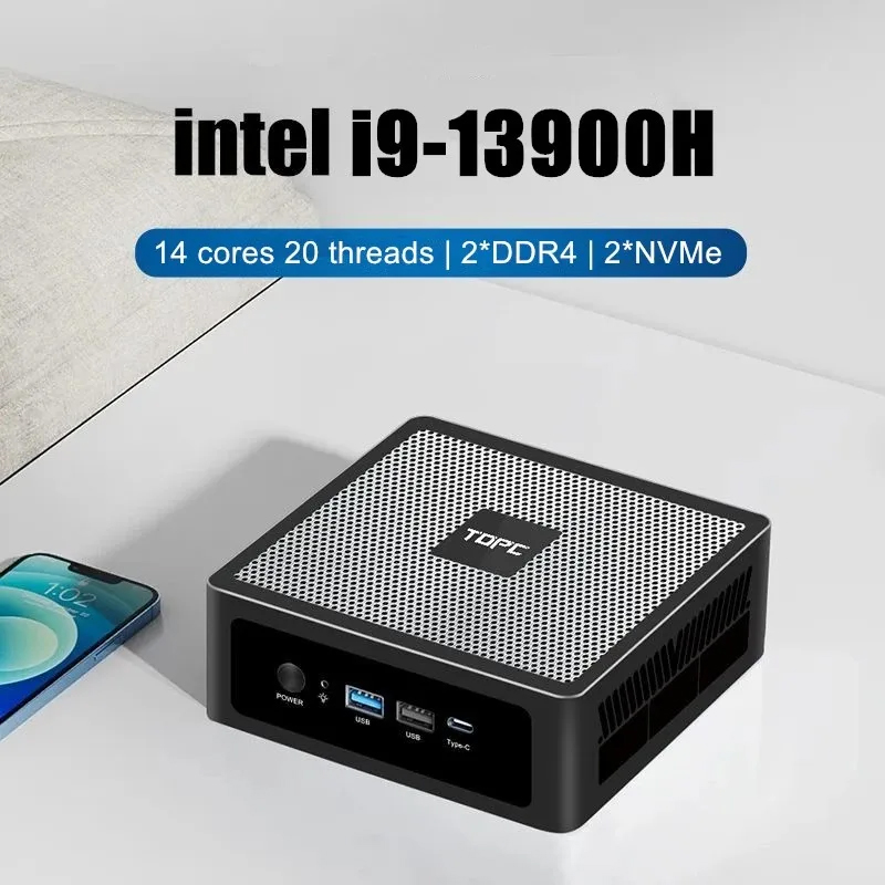 Intel Core I9 13900H Mini Pc - TOPC Mini PC 13th Gen Intel