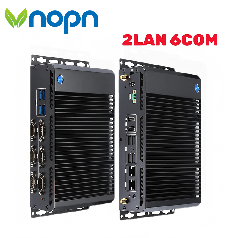 VNOPN Fanless Industrial Mini  - Fanless Industrial Pc Rs485 Core I7 recension och pris